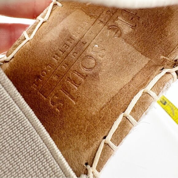 GENTLE SOULS KENNETH COLE Womens Gray‎ 1" Platform Colleen Espadrille Shoes 8.5M - Picture 9 of 14